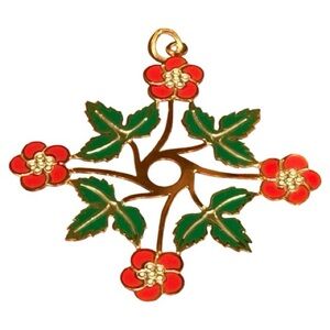 Metropolitan Museum of Art 1989 Floral Wreath Ornament